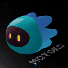 a 3d rendering of a cartoon character with the word ghost written on the floor