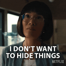 I Dont Want To Hide Things Anymore Amy Lau GIF - I Dont Want To Hide Things Anymore Amy Lau Ali Wong GIFs