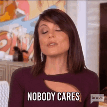 Nobody Cares Real Housewives Of New York GIF