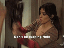 Rude Smack GIF - Rude Smack Dont Be Rude GIFs