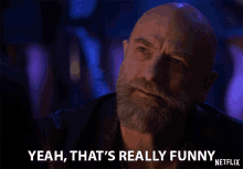 yeah thats really funny graham mctavish father kinley lucifer thats really funny
