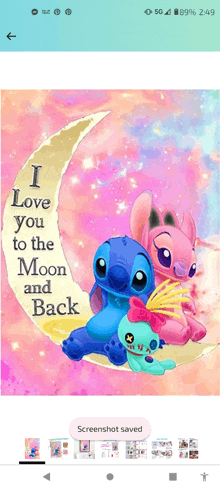I Love You To The Moon And Back Quotes GIF