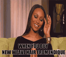 Quick Weave Hair Mink Hair Weave GIF - Quick Weave Hair Mink Hair Weave Bob Hair Weave GIFs
