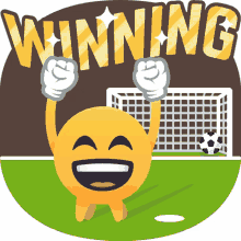 winning smiley guy joypixels champion victory