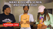 make a deck in30min and have a duo team aps yu gi oh have a duo players