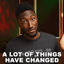 A Lot Of Things Have Changed Marques Brownlee GIF - A Lot Of Things Have Changed Marques Brownlee There Have Been Several Changes GIFs