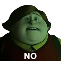 No Toby Domzalski Sticker