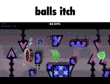 Geometry Dash Balls Itch GIF - Geometry Dash Balls Itch Ball Gameplay GIFs