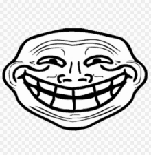 frustrated troll face