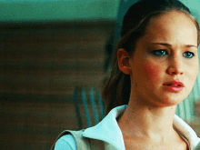 Jennifer Lawrence Worried GIF - Jennifer Lawrence Worried The Mocking Jay GIFs