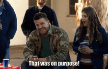 That Was On Purpose Seal Team GIF - That Was On Purpose Seal Team Jason Hayes GIFs