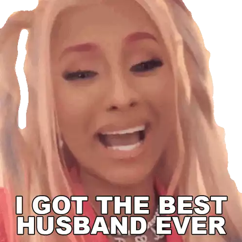 I Got The Best Husband Ever Cardi B Sticker - I Got The Best Husband Ever Cardi B I Got The Best Spouse Stickers