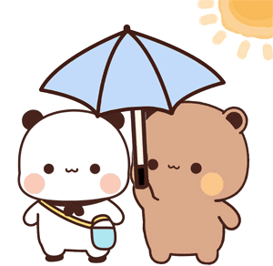Umbrella Sunny Sticker - Umbrella Sunny Stickers