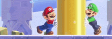 Mario Luigi GIF - Mario Luigi Super Mario Bros GIFs