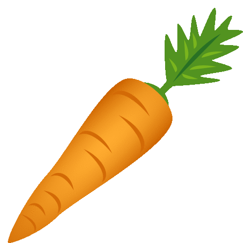 Carrot Food Sticker - Carrot Food Joy Pixels Stickers