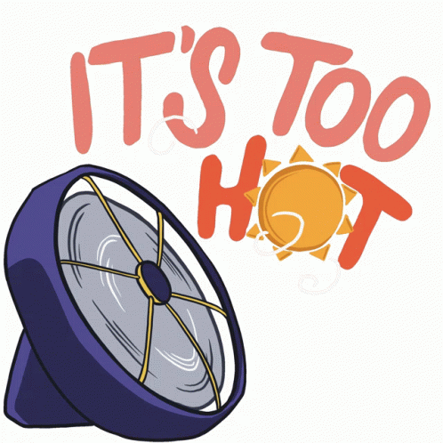 Heat Wave Hot Weather Sticker - Heat Wave Hot Weather Beach Day