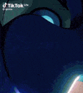 a close up of a person 's face with a tik tok lite watermark