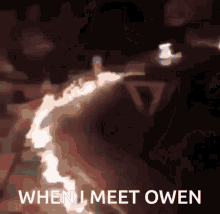 When I Meet Owen Monkey GIF - When I Meet Owen Monkey Flames GIFs