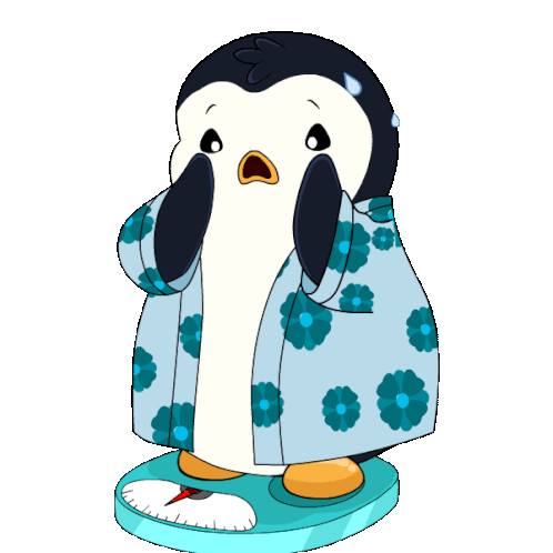 Oh No Penguin Sticker - Oh No Penguin Fat Stickers