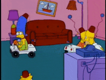 The Simpsons Couch Gag GIF - The Simpsons Couch Gag Cars GIFs