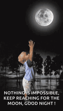 Full Moon Moonlight GIF - Full Moon Moonlight Nothing Is Impossible GIFs