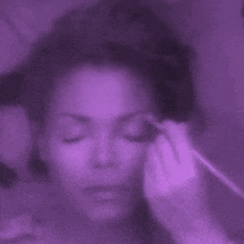 Applying Makeup Janet Jackson GIF - Applying Makeup Janet Jackson Because Of Love Song GIFs