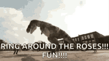 Dinosaur Skipping GIF - Dinosaur Skipping Funny GIFs
