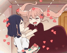 Anime Hearts GIF - Anime Hearts Hug GIFs