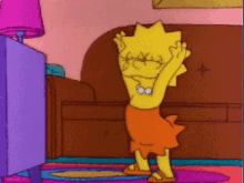 Go Lisa! Go Lisa! Lisa Simpson Shaking It! GIF - Thesimpsons Lisa Dancing GIFs