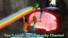 You'Ll Never Get My Lucky Charms GIF - Lucky Charm Rainbow Cartoon GIFs