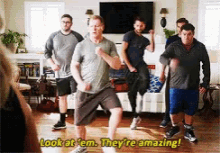 playing house dancing amazing men dancing awkward
