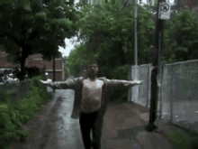 Running Carefree GIF - Running Carefree Open Arms GIFs