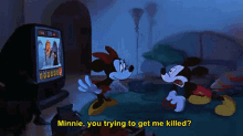 Mickey Mouse Trying To Get GIF - Mickey Mouse Trying To Get Killed GIFs