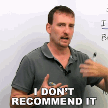 I Dont Recommend It Adam GIF - I Dont Recommend It Adam Engvid GIFs