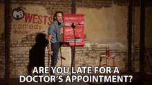 Are You Late For A Doctors Appointment Josh Sundquist GIF - Are You Late For A Doctors Appointment Josh Sundquist People Are Too Nice To Me GIFs