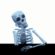 Waiting Caveira GIF - Waiting Caveira Skull GIFs