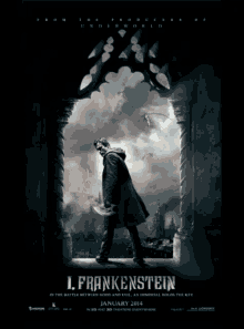 Aaron Eckhart Movie Poster GIF - Aaron Eckhart Movie Poster I Frankenstein GIFs