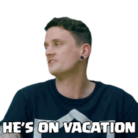 Hes On Vacation Max Sticker - Hes On Vacation Max Clash Royale Stickers