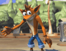 Crash Bandicoot Shrug GIF - Crash Bandicoot Shrug Huh GIFs