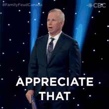 Appreciate That Family Feud Canada GIF - Appreciate That Family Feud Canada Be Grateful GIFs