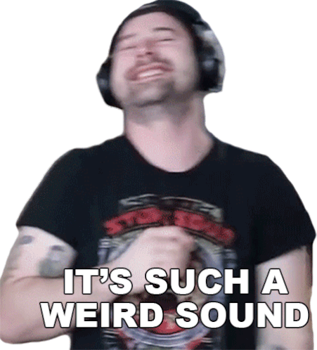 Its Such A Weird Sound Jared Dines Sticker - Its Such A Weird Sound Jared Dines Its Such A Creepy Sound Stickers