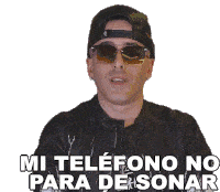 Mi Telefono No Para De Sonar Yandel Sticker - Mi Telefono No Para De Sonar Yandel Puerto Rico Somos Uno Stickers