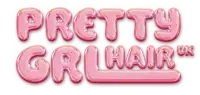 pretty girl hair uk is written in pink letters