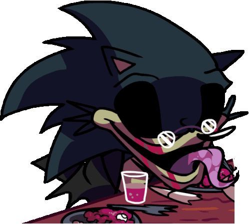 Majin Sonic God Feast Fnf Sticker - Majin Sonic God Feast FNF Fnf -  Discover & Share GIFs