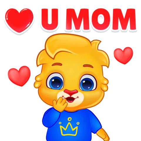 I Love You Mom Love You Mum Sticker - I Love You Mom Love You Mom Love You Mum Stickers