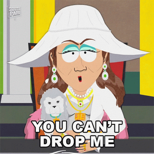 You Cant Drop Me Jennifer Lopez GIF - You Cant Drop Me Jennifer Lopez South Park GIFs