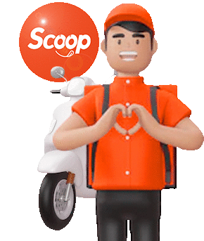 Scoop Delivery Love Sticker - Scoop Delivery Love Entregador Stickers