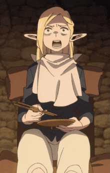 Anime Marcille GIF - Anime Marcille Die GIFs