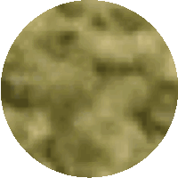 a pixelated image of a circle with a texture of grass