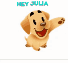 Wave Hey Julia GIF - Wave Hey Julia Dog Waving GIFs